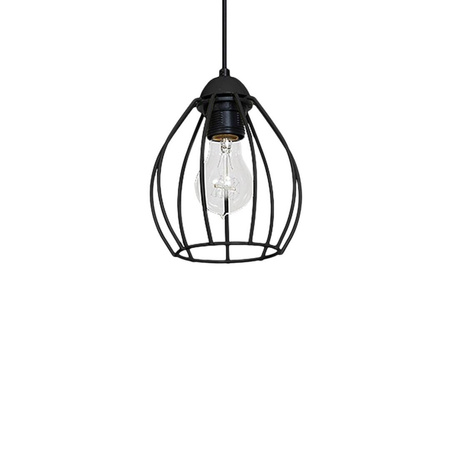 Lampa Wisząca DON BLACK 1xE27 czarna