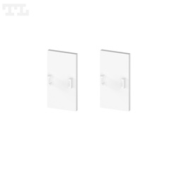 Komplet zaślepek bocznych białych P5-10 do osłonki C13 (2 szt bez otworu) (nr kat 77051006)