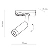 Tk Lighting TRACER LED BIAŁY/CHROM LED