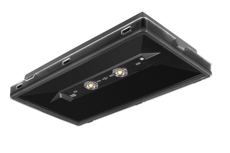 Oprawa awaryjna VELLA SQ 250 NM 3H MT IP65 [BLK] (brak piktogramu w zestawie) / 86238
