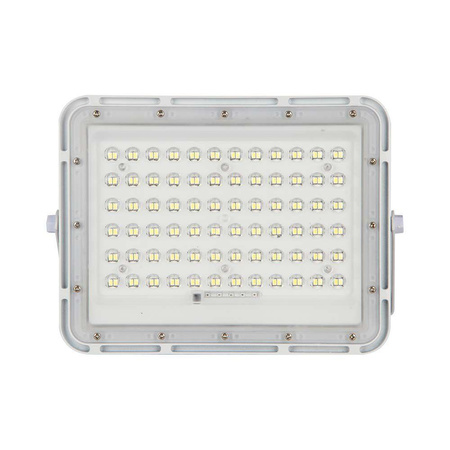 Projektor LED Solarny V-TAC 15W Pilot, AUTO, Timer, IP65 Biały VT-120W-W 4000K 1200lm