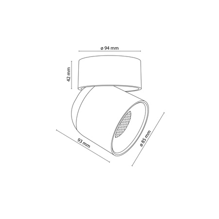 Tk Lighting TWIST WHITE GU10