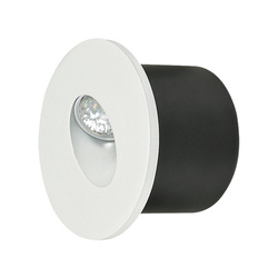Oprawa Schodowa 3W LED V-TAC Okrągła Biała 230V VT-1109 3000K 270lm