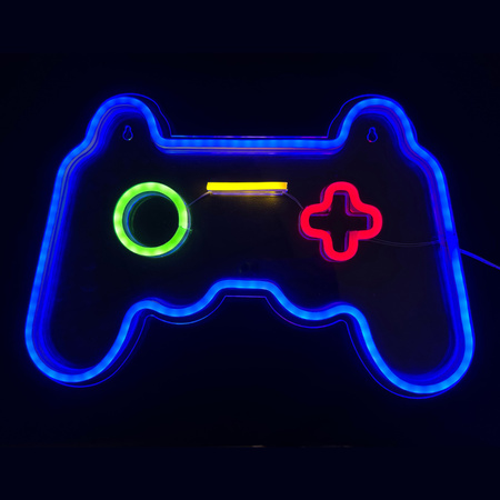 Dekoracja świetlna Neon LED gamepad 41 x 27,5 cm