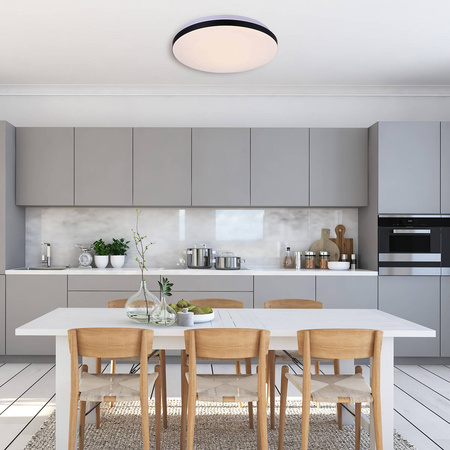 Light prestige Babilon plafon okrągły mały 4000K czarny LP-335/1C S 4BK