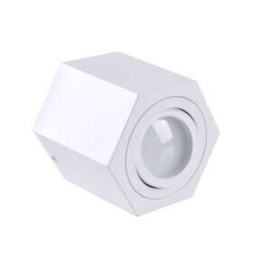 Oprawa natynkowa HEXAGON biała 1xGU10