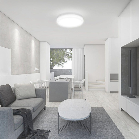 Plafon V-TAC 24W LED Okrągły 35cm Natynkowy Pilot Czujnik Ruchu IP44 Biały VT-8624S 3000K 2500lm