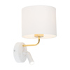 Kinkiet RICHI White/Gold 1xE27+1xG9