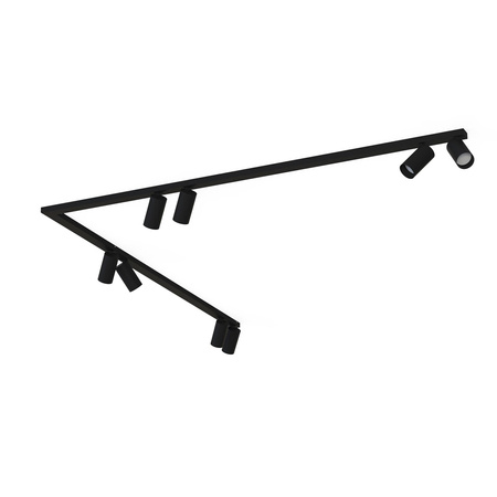 Nowodvorski Lampa sufitowa listwa czarna reflektor MONO CORNER 2x150