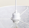 Lampa Wisząca z Metalu Cassandra biała