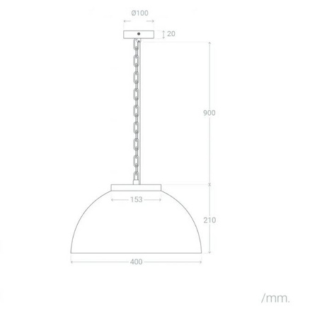 Lampa Wisząca z Drewna Naisha E27