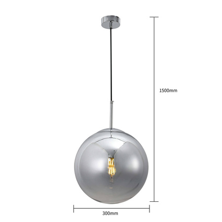 Light prestige Palla wisząca chrom LP-2844/1P CH