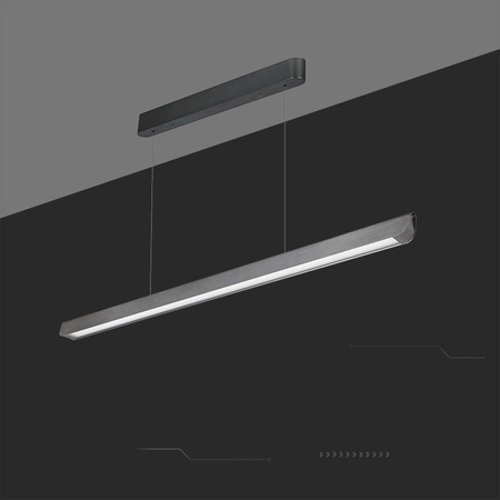 Oprawa V-TAC LED Linear SAMSUNG CHIP LIFUD Driver 36W 100st CCT Zwieszana 120cm Szary MAT VT-7-35 3000K-4000K-6400K 2880lm 5 Lat Gwarancji