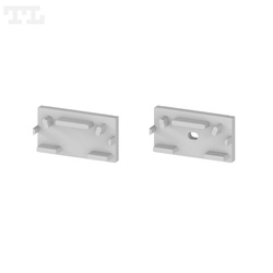 Komplet zaślepek bocznych szarych P13-3 do osłonki C15 (2 szt bez otworu) (nr kat 771331501)