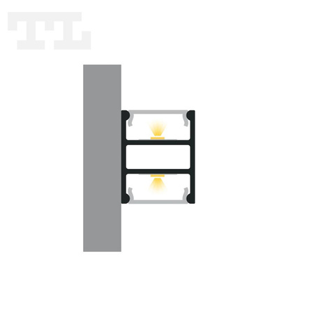 LED P4-10 Profil 2000 mm anod (nr kat 8641002)