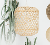Lampa wisząca BOHO bambusowa 25cm DMT248