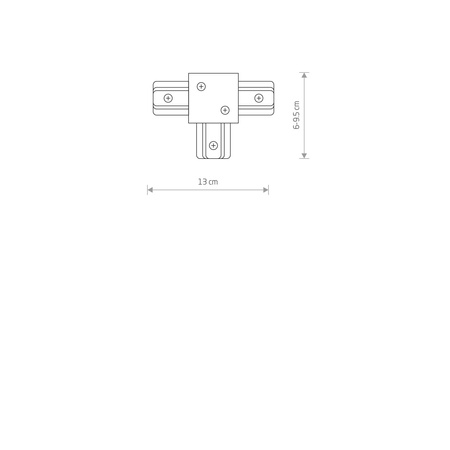 Nowodvorski Złączka do szynoprzewodów PROFILE RECESSED T CONNECTOR 