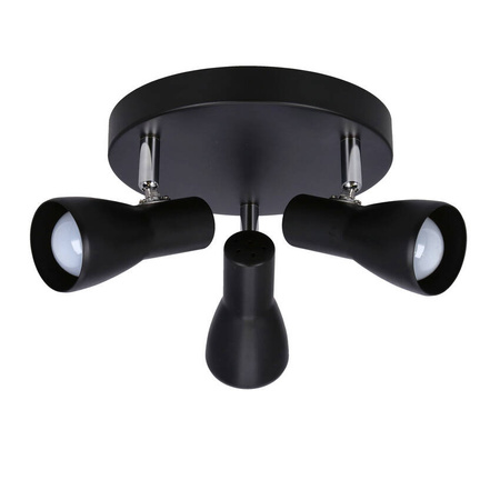 Lampa sufitowa plafon czarny mat regulowany Picardo 98-50793