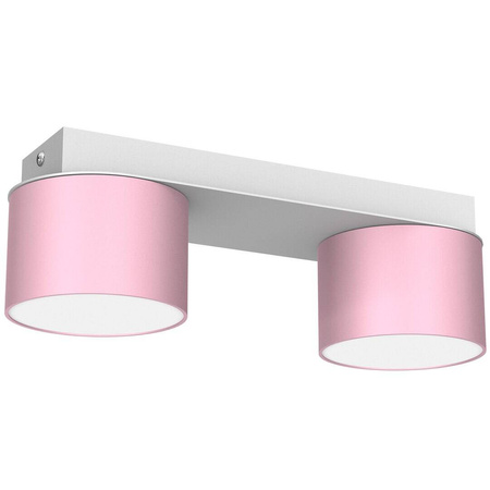 Lampa sufitowa DIXIE Pink/White  2xGX53 różowa