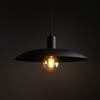 Tk Lighting ASTRA BLACK lampa wisząca 1XE27 