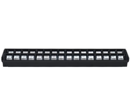 Reflektor szynowy czarny 1- fazowy Linda duo 48W LED 60cm