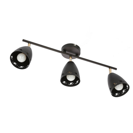 Lampa sufitowa 3xE14 70cm COTY 93-67173 LISTWA CZARNY