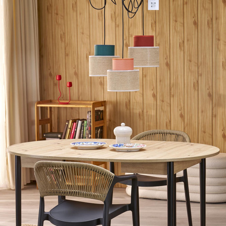 Lampa wisząca Duo JUTA Mix 3xE27