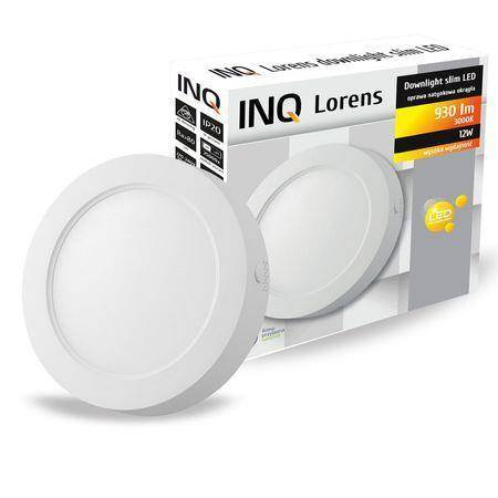 OPRAWA LED n/t DOWNLIGHT LORENS okrągła  12W 830 930lm  IP20 slim