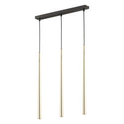Lampa wisząca PIANO Gold 3xG9 listwa