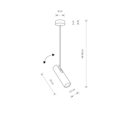 Nowodvorski Lampa sufitowa czarna EYE SUPER A 