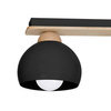 Lampa sufitowa DAMA BLACK 3xE27
