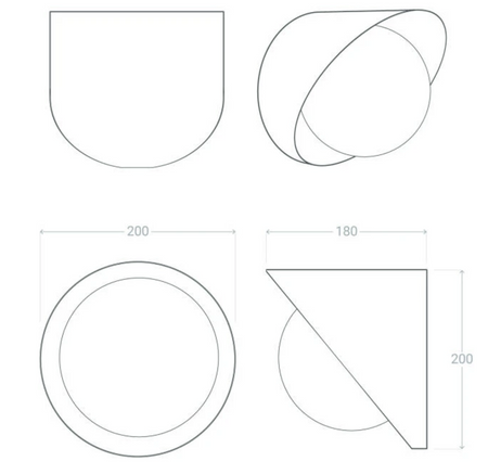Stylowy Kinkiet z Metalu i Szkła Ishan III 1xE27 złoty