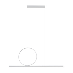 Nowodvorski Lampa wisząca LINEO LED 39W ciepła 3000K biała 11885