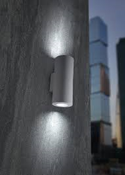Kinkiet FRANCA 90-2L szary Y GU10 LED 2x3,5W 4000K