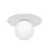 Lampa sufitowa, plafon z białym kloszem K-5432 z serii ROBIN