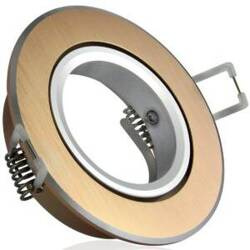 Oprawa podtynkowa EAST OPAL-IOA84G2 alum 2in1 złota szczotkowana