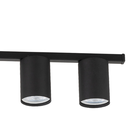 Lampa sufitowa LOGAN Black 3xGU10