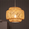 Naturalna lampa wisząca bambusowa E27 Boho 