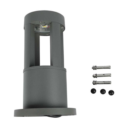 Słupek Ogrodowy V-TAC 10W LED IP65 Szary 25cm VT-830-G 4000K 1000lm