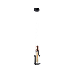 Nowodvorski Lampa wisząca czarna miedź WORKSHOP A