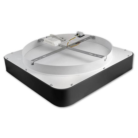 Plafon lampa LED Galaxis Aries 54W 40x40x8cm 3000K-6500k kwadratowy czarny	