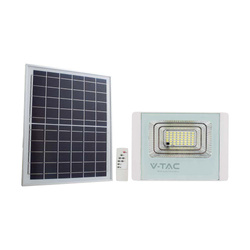 Projektor LED Solarny V-TAC 20W Biały IP65, Pilot, Timer VT-60W 4000K 1650lm