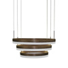 Oprawa Zwieszana LED V-TAC 82W Soft Light Chandelier Ściemnianie Kawowy VT-82-3D 3000K 4550lm 