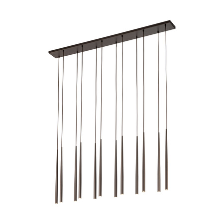 Tk Lighting PIANO BROWN lampa wisząca 12xG9