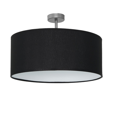 Lampa sufitowa CASINO BLACK/CHROME 1xE27 czarna