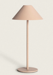 Lampa Stołowa LED 3W Zewnętrzna IP54 Przenośna z Akumulatorem USB Kivuli beżowa