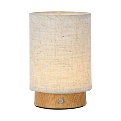 Lampka Biurkowa Nocna V-TAC 3W LED Ładowanie Ściemnianie Drewno