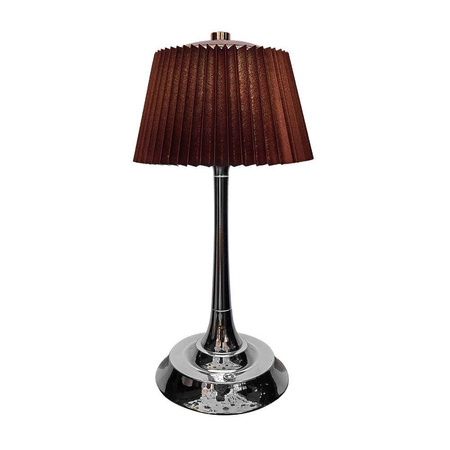 Lampka Biurkowa Nocna V-TAC 1,5W LED 28cm Ładowanie USB Ściemnianie Brąz 