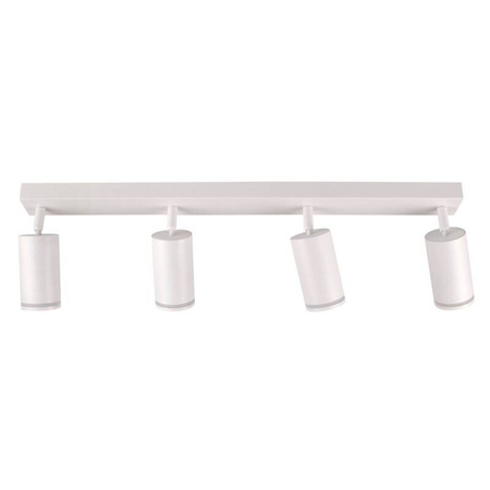 Lampa ścienno-sufitowa PARIS 4 GU10 Biała