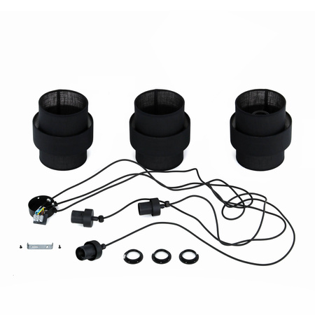 Lampa wisząca CALISTO Black 3xE27